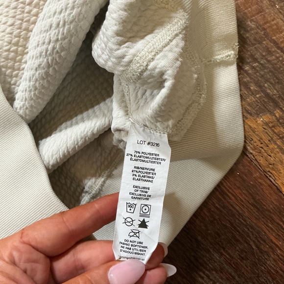 Reigning Champ Handcrafted MIDWEIGHT TERRY FADEAWAY HOODIE Beige SZ Medium - Picture 6 of 8